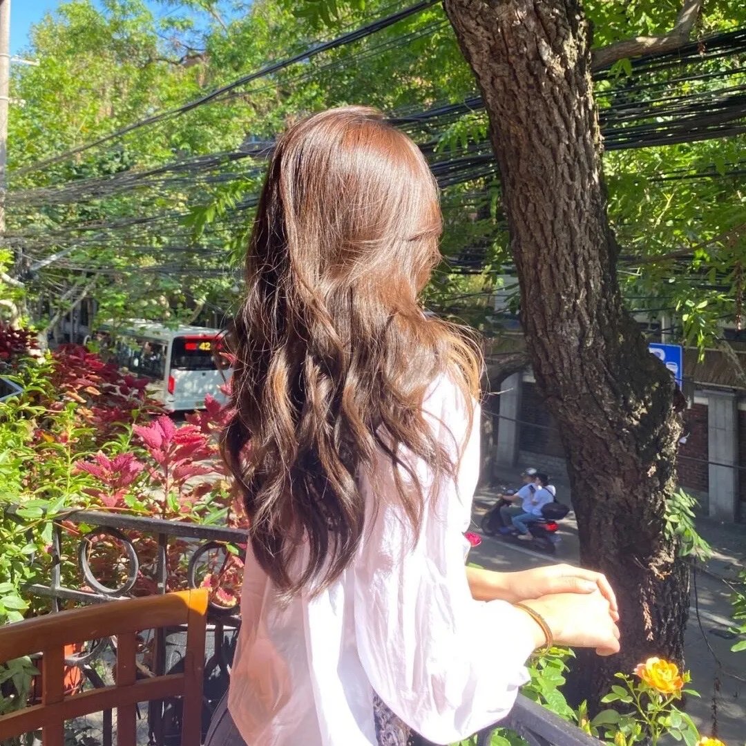 在海边